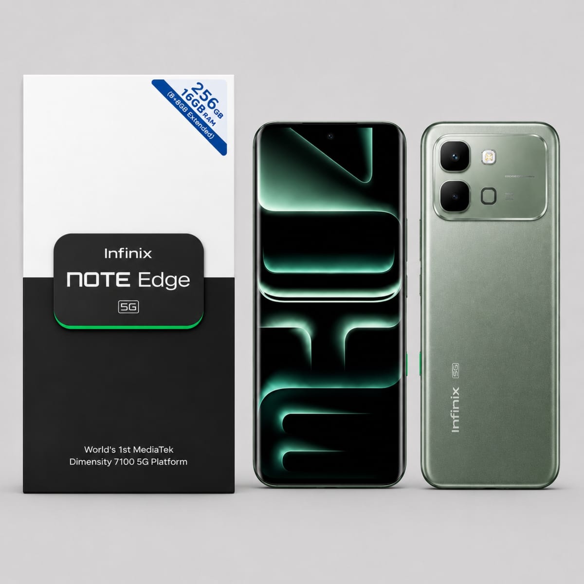 New infinix NOT Edge, 256GB